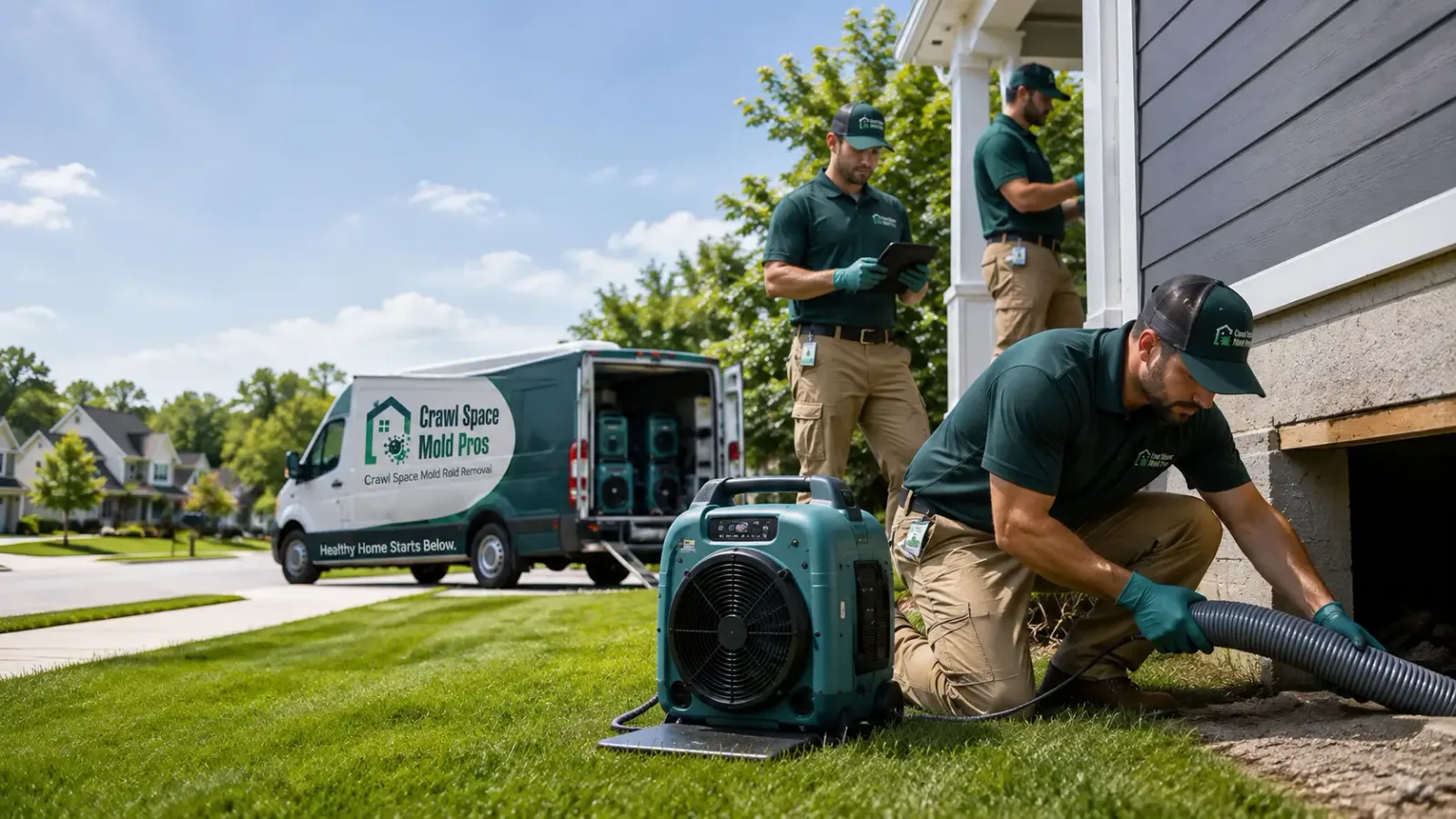 Crawl Space Mold Removal in Midland, OR